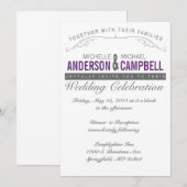 カントリ素朴ーウエディング招待状 招待状 (正面/裏面)