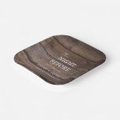 カントリ素朴ーオークバーンザナイト結婚前夜 ペーパープレート (傾斜あり)