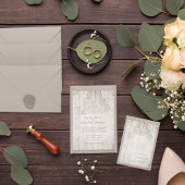 カントリ素朴ースフェイクレースバーンウッド結婚ズ 出欠カード