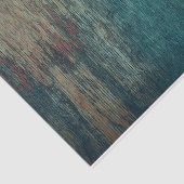 カントリ素朴ーティール（緑がかった色）木目 薄葉紙 (詳細)