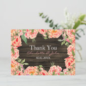 カントリ素朴ーピーニーバーンウッド結婚ズ 招待状 (スタンド正面)