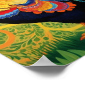 カントリ素朴ーフォーク鶏肉 ポスター (角)