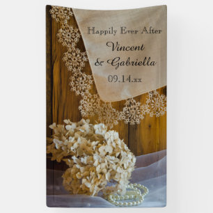 カントリ素朴ーレースバ結婚ンズ 横断幕