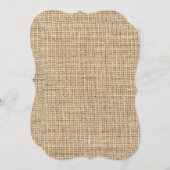 カントリ素朴ーヴィンテージBurlap (正面/裏面)