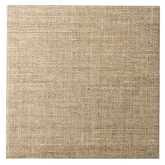 カントリ素朴ーヴィンテージBurlap タイル (正面)