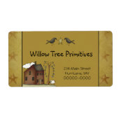 カントリ素朴ー初期のサルボックスハウスアンドスターズ ラベル (正面)