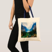 カントリ素朴ー山景勝自然 トートバッグ (正面(商品))