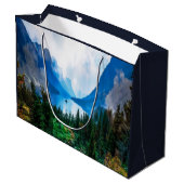 カントリ素朴ー山景勝自然 ラージペーパーバッグ (裏面アングル)