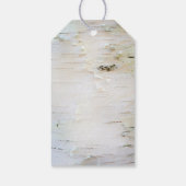 カントリ素朴ー樺の木バークハート結婚ズ ギフトタグ (裏面)