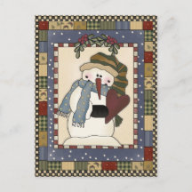 カントリ素朴ー雪だるまホリーベリーオープンハウス