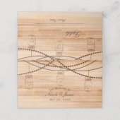 カントリ素朴ー・ウッド&メイソン・ジャース結婚バーン プレイスカード (外部開封)