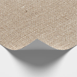 カントリ素朴ー・バーラップ・ルック ラッピングペーパー