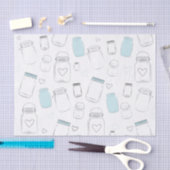 カントリ素朴ー・メイスン・ジャースパーティー 薄葉紙 (クラフト)