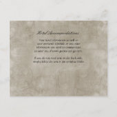 カントリ素朴ー・メイソンの瓶ブーケ・クラックル・スワーズ エンクロージャーカード (裏面)