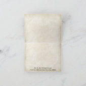 カントリ素朴ー・メイソンの瓶ブーケ・クラックル・スワーズ サンキューカード (内部)