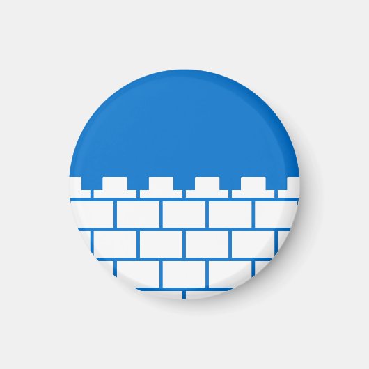 カントンオブグレーガルゴイルズポスペースバッジ マグネット (正面)