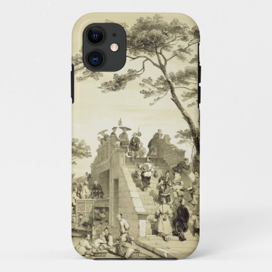 カントン近くの橋「チのスケッチプレート30」 Case-Mate iPhoneケース (裏面)