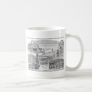 カントン・オハイオ歴史ランドマークス コーヒーマグカップ
