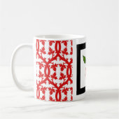 カントン・オブ・アップルホルムポピュレースバッジコーヒーマグ コーヒーマグカップ (左)