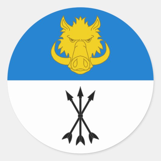 カントン・オブ・ベスト・ヨービックポピュレースバッジ ラウンドシール (正面)