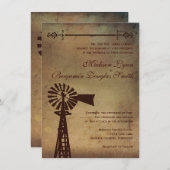 カント素朴リーウィンドミルファーム結婚式招待状 招待状 (正面/裏面)