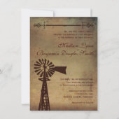 カント素朴リーウィンドミルファーム結婚式招待状 招待状 (正面)