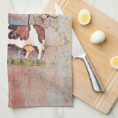 カント素朴リーウエスタンカウファームハウス キッチンタオル (四つ折り)