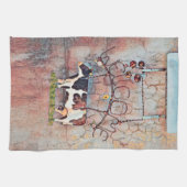 カント素朴リーウエスタンカウファームハウス キッチンタオル (横)