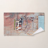 カント素朴リーウエスタンカウファームハウス バスタオルセット (ハンドタオル)