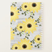 カント素朴リーウッドとひまわりの花の名前 プランナー手帳 (裏面)
