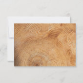 カント素朴リーウッドダブルハートの結婚式出欠 出欠カード (裏面)