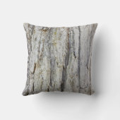 カント素朴リーオールドオークの木の粗い樹皮写真 クッション (裏面)