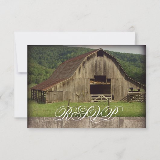 カント素朴リーバーンの結婚式の出欠確認カード 出欠カード (裏面)