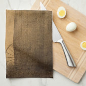 カント素朴リーバーンヴィンテージテクスチャのホームフレーズ キッチンタオル (四つ折り)