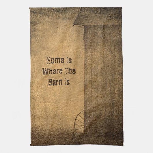 カント素朴リーバーンヴィンテージテクスチャのホームフレーズ キッチンタオル (縦)