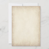 カント素朴リーヒマワリ結婚式招待状 招待状 (裏面)