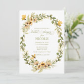 カント素朴リービーズブライダルシャワー招待 招待状 (スタンド正面)