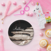 カント素朴リーホースショーズカウボー結婚イズケーキパップ ペーパープレート (パーティー)