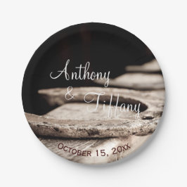 カント素朴リーホースショーズカウボー結婚イズケーキパップ ペーパープレート