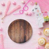 カント素朴リー木製板 ペーパープレート (パーティー)