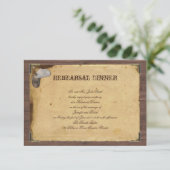 カント素朴リー·カウボーイ·ハッ結婚ツのリハーサル 招待状 (スタンド正面)