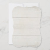 カント素朴リー・シック・ピンク・ローズ・フラワー・バ結婚ードズ 招待状 (裏面)