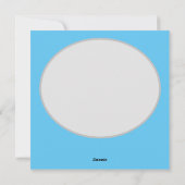 カント語結婚で旧正月のフラットカード シーズンカード (裏面)