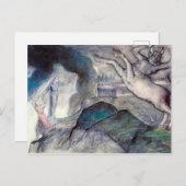 カント12世インフェルノを描くミノタウル像 ポストカード (正面/裏面)