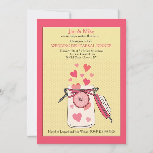 カント·カント·マイ·ラブ·招待状 招待状 (正面)