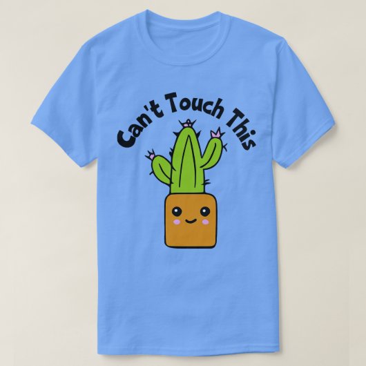 カントTouchこのサボテン Tシャツ (デザイン正面)