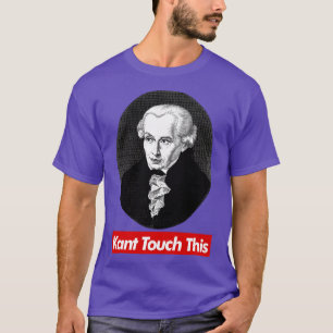カントTouchこの哲学ミームデザイン Tシャツ