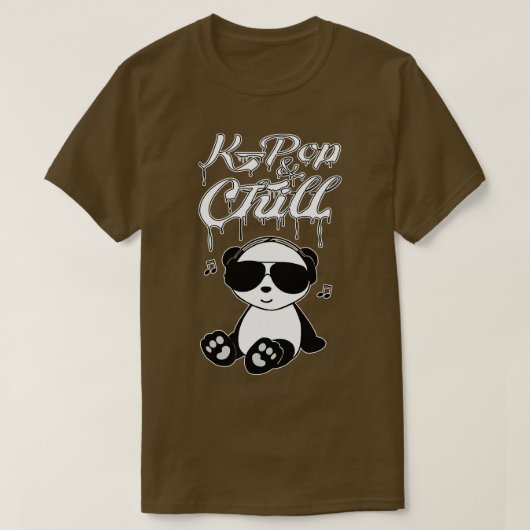 カンドチルキュートかわいいパンダ Tシャツ (デザイン正面)