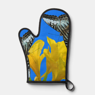 カンナキングのマレーシアの青いクリッパー蝶 鍋つかみ