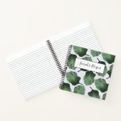 カンナトロピカナ熱帯葉グリーン ノートブック (内部)